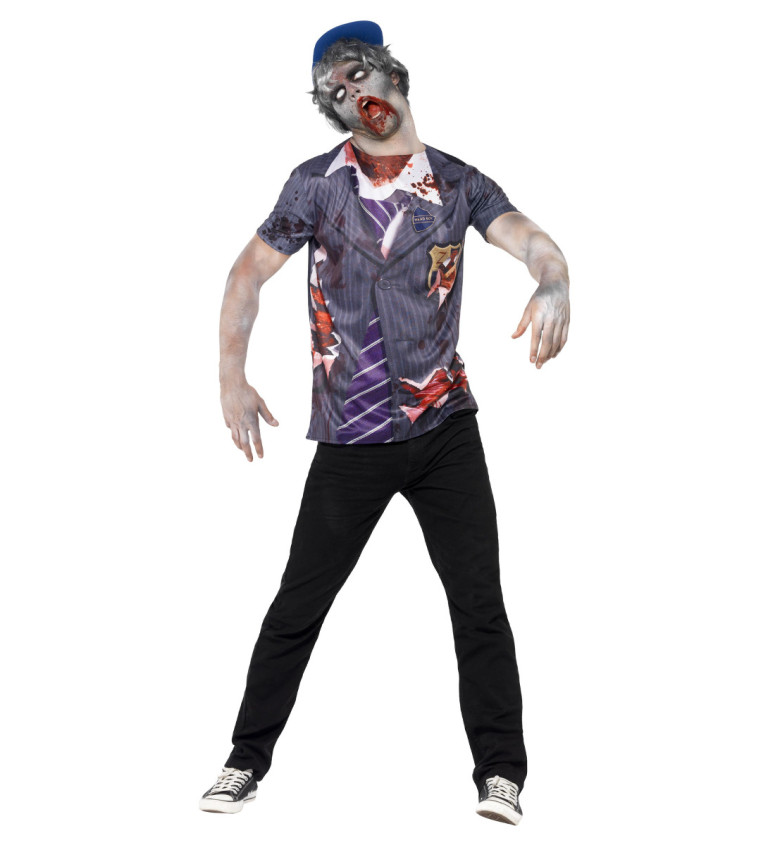 Pánský kostým - školák zombie