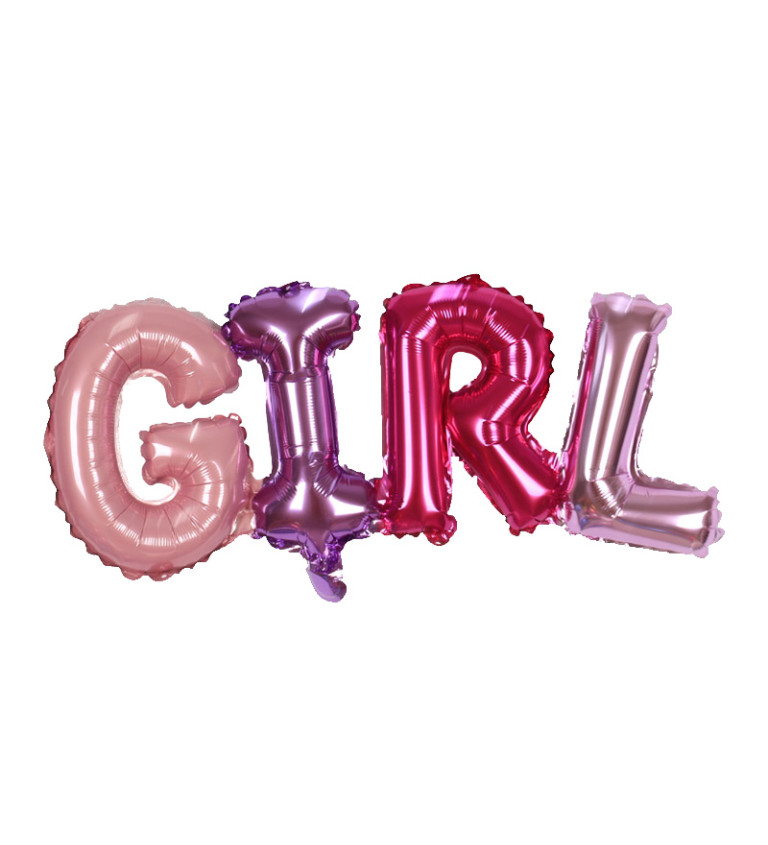 Fóliový balónek - Girl
