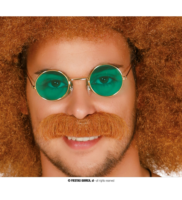 Zelené hippie brýle