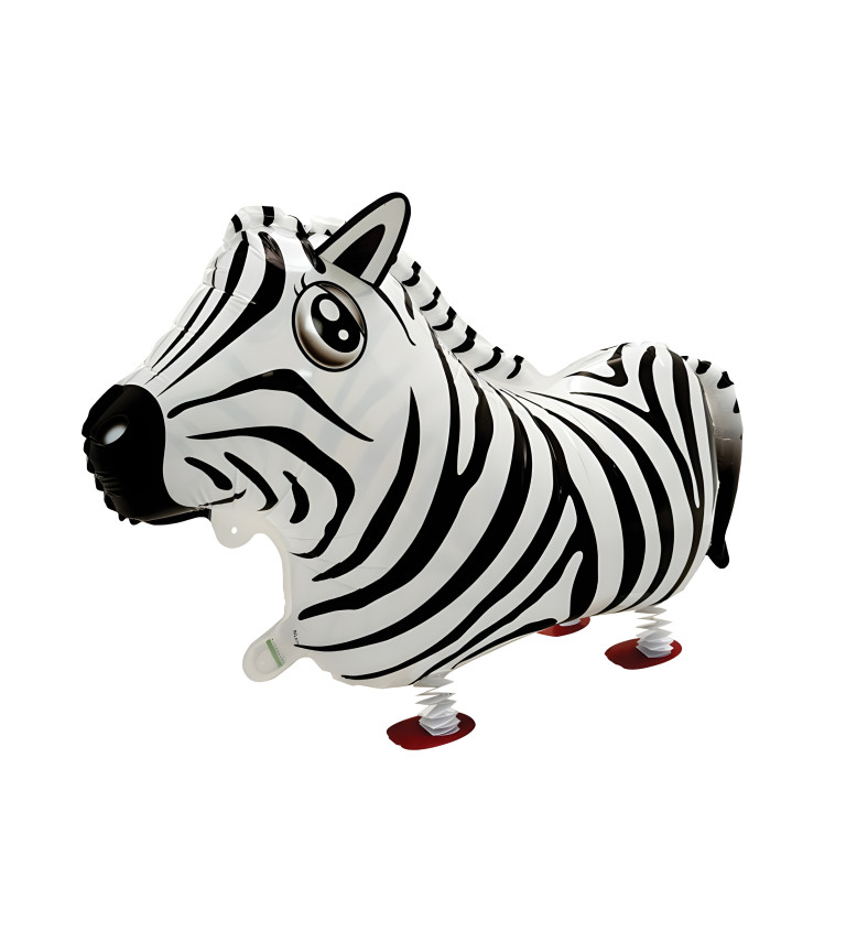 Chodící balónek - zebra