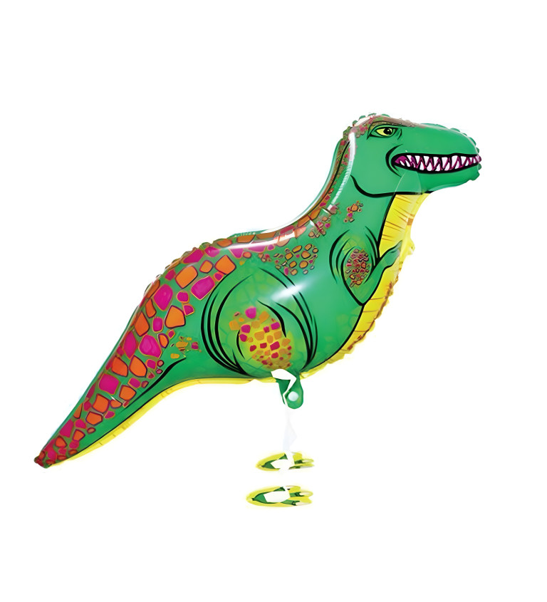 Chodící balónek - dinosaurus